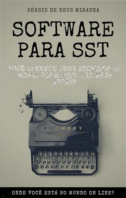 Capa do livro “Software para SST”, de Sérgio de Deus Miranda.